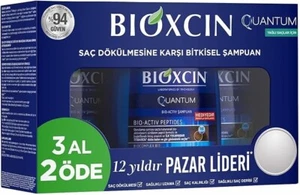 Bioxcin Quantum Bio-Activ Shampoo for Oily Hair – 3 x 300ml – Anti-Hair Loss – 3 - Picture 1 of 4