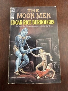 The Moon Men BY EDGAR RICE BURROUGHS ACE PB FANTASY CLASSIC BORIS COVER - Foto 1 di 7