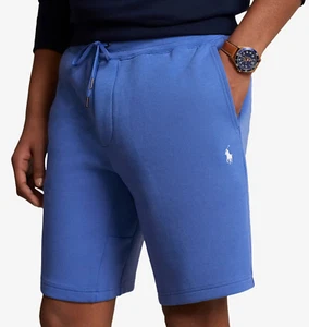 NWT Polo Ralph Lauren Men's Double-Knit Shorts sz L Blue Soft Cotton - Picture 1 of 7