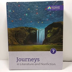 Journeys In Literature And Nonfiction Grade 7 Hardcover K12 Summit Curriculum - Foto 1 di 9