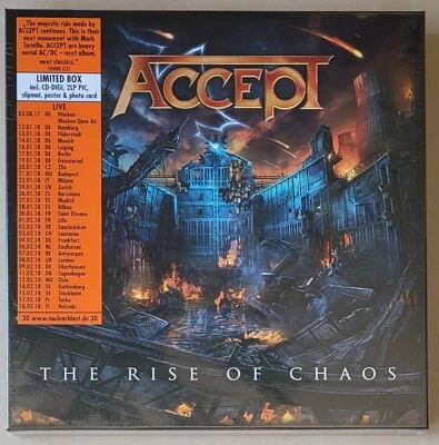 ACCEPT - The Rise Of Chaos / Coffret Edition Limitée CD + 2LP...2017 Neuf Scellé - Photo 1/3