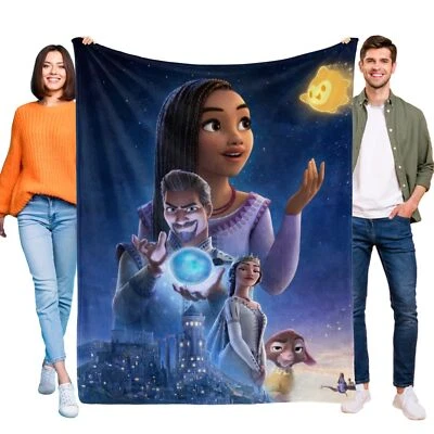 Wish Asha Blanket Flannel Throw for Bed Sofa Office Birthday Gift for Kids - Image 1 of 4