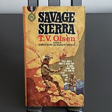 Savage Sierra - T.V. Olsen | 1962, médaille d'or, 1er tirage | western vintage | s1239