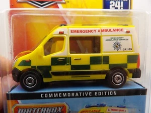 RENAULT MASTER AMBULANCE       2012 MATCHBOX 60TH ANNIVERSARY      1:64 DIE-CAST - Picture 1 of 4