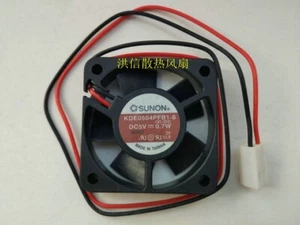 1 PCS SUNON fan KDE0504PFB1-8 DC5V 0.7W 4010 2 wire 4CM fan - Picture 1 of 3