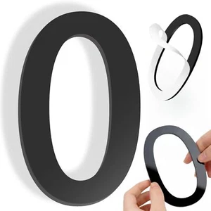 Self Adhesive House Number 6 Inch House Numbers for Outside Acrylic Modern Ma... - Picture 1 of 8