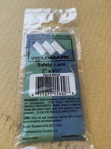 Weldmark Safety Lens 2” X 4 1/4” Part # 8SC24 - Picture 1 of 4
