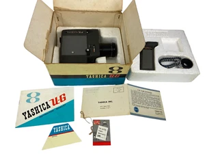 Vintage Yashica 8mm Movie Camera Original Box U-G Reflex Zoom Lens UNTESTED - Picture 1 of 15