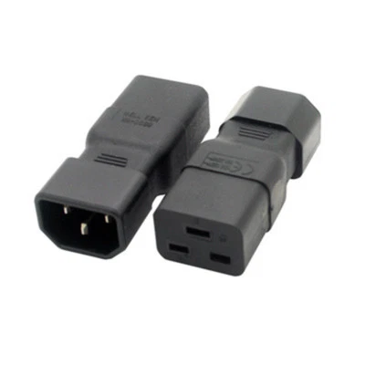 IEC320 Stecker C19 auf Buchse C14 Netzteil Netzerweiterungsstecker DE - Bild 1 von 4