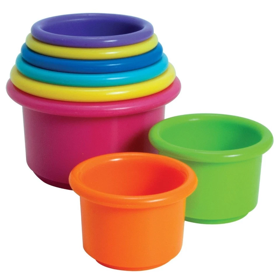 WUGOYU Learning Curve Y2341 8pc Colorful Stacking Bowls Set BPA-Free - Image 1 of 1