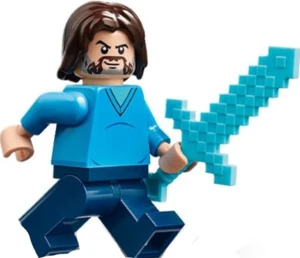 LEGO Minecraft AMM minifigura - min208 - Steve - de 21273 - Imagen 1 de 1