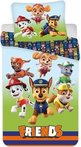 PAW Patrol FRIENDS Bettwäsche-Set 135x200 80x80 Baumwolle Bettzeug Wendemotiv - Bild 1 von 4