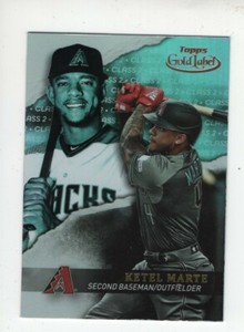 2020 TOPPS GOLD BASEBALL LABEL CLASS 2 - KETEL MARTE ARIZONA DIAMONDBACKS #5