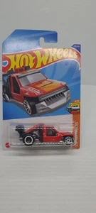 NEW Hot Wheels Lolux Red Toyota Hilux 2021 No 115 HCT33 Genuine Sealed Long Card - Picture 1 of 7