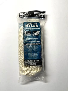 1/4" x 50' Braided Nylon Rope, Lehigh ND850 - Picture 1 of 3