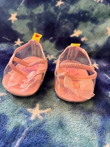 Build a bear princess pink clear shoes high heels - Picture 1 of 3