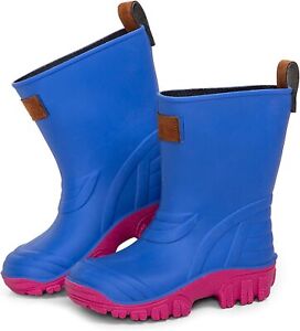 CLUB4BRANDS Children's Rain Boots | Wellington Boots with Removable Insoles |...