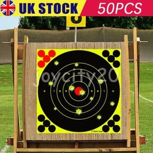 50 Pcs Splatter Target 8" Shoot rifle pistol reactive air targets N C 8 Type 'B' - Picture 1 of 7