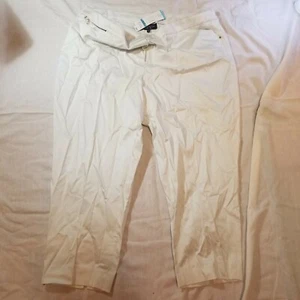 Jones New York Signature White Cropped Capri Pants Size 20W Stretch Pants $64Ret - Picture 1 of 9
