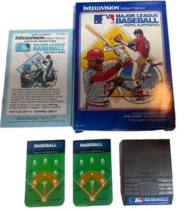 Vintage 1979 MATTEL Intellivision Game Cartridge: MAJOR LEAGUE BASEBALL Tested - Picture 1 of 6