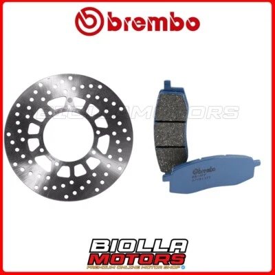 KIT PASTIGLIE + DISCO BREMBO YAMAHA YZ 490 1986 ANTERIORE [TT - Fisso] 68B40742+ - Imagem 1 de 4