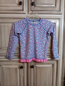 Vineyard Vines TURTLES Girls Swim Shirt - Size M - Picture 1 of 6