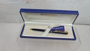 VTG WATERMAN Hemisphere Mars Blue GOLD Trim 0.5mm Mechanical Pencil BOXED - Picture 1 of 20