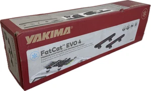 Yakima 8003095 FatCat EVO 4 Premium Rooftop Ski/Snowboard Mount (New in Box) - Picture 1 of 6