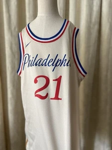 Joel Embiid Philadelphia 76ers Nike City Edition Swingman Trikot NBA Youth S - Bild 1 von 7