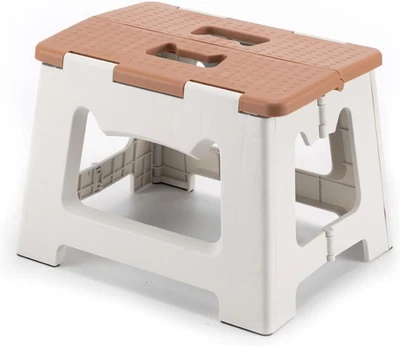 9 Inch Folding Step Stool Portable Foldable Small Stool for Kids and Adults - Image 1 of 4