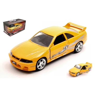 NISSAN LEON'S SKYLINE GT-R R33 1999 FAST & FURIOUS I 1:32 Jada Toys Movie Modell - Immagine 1 di 4