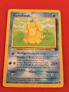 Psyduck 65/82 PV50 Team Rocket 2NDE Edition Wizards Pokemon Card FR Rare - Picture 1 of 2