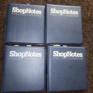 Vintage SHOP NOTES MAGAZINES LOT (ISSUES 1-48) 4 BLUE EMBOSSED BINDERS 1992-1999 - Bild 1 von 20