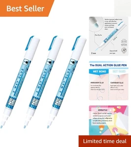 Precision Zig 2 Wege Klebestift Set - 3 feine Spitzenklebstoffe für alle Bastelbedürfnisse - Bild 1 von 8