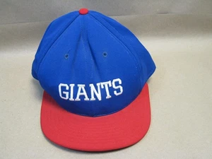 Vtg 80s Jim Burt #64 Autographed New York Giants Snap Back Cap AJD NFL Official - Picture 1 of 19