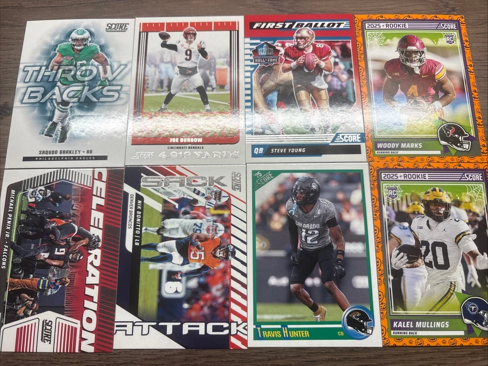 2025 Panini Score Fútbol INSERTOS-Throwbacks-League Leaders-Sack Attack-NOVATOS Foto 1 de 1