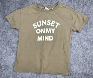 Camisa ZARA Niños Niño Manga Corta Sunset Mind Algodón 4-5 4 5 años 110 cm - Imagen 1 de 6