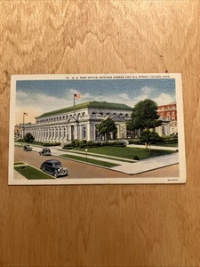 Oficina de Correos de Estados Unidos, Madison Ave. y 13th St., Toledo, OH Postal publicada 1938 - Imagen 1 de 5
