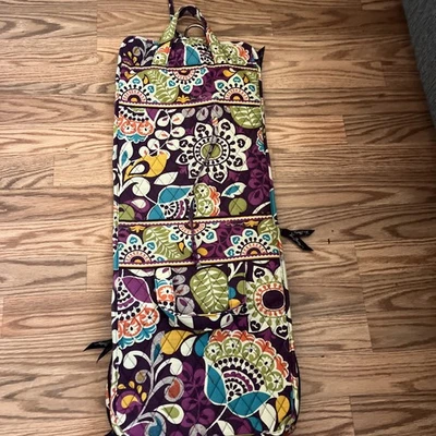 Vera Bradley Hanging Travel Tri-Fold Cosmetic Travel Bag *Plus shoulder purse - Image 1 of 4