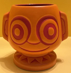 Disneyland Trader Sam’s Enchanted Tiki Bar Hippopoto Mai-Tai Orange Mug New - Picture 1 of 7