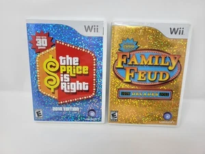 The Price is Right: 2010 Edition & Family Feud Decades Nintendo Wii Lot Tested - Picture 1 of 12