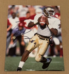 Tony Rice 8x10 Signed Photo W/ COA Notre Dame #2 - Picture 1 of 1