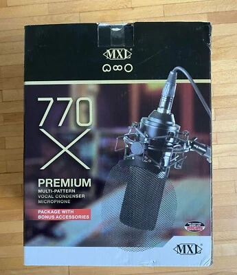 mxl mikrofon 770 x premium Multi pattern Und K&M Stand - Bild 1 von 4