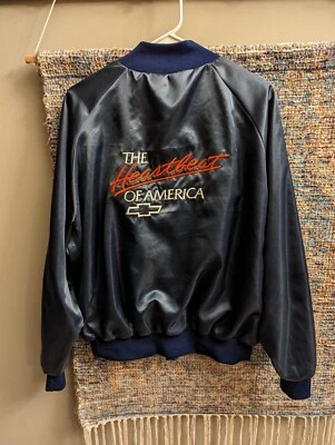 Vintage 90s Heartbeat of America Chevrolet Jacket Large  - Image 1 of 4