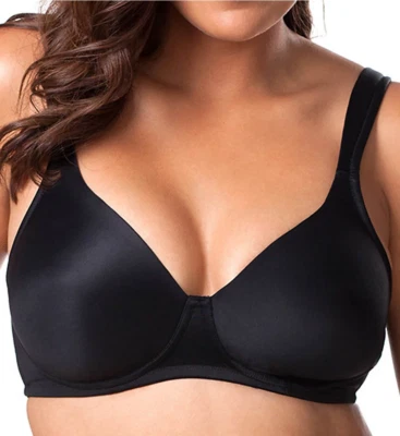 Leading Lady BLACK Lightly Padded Contour Underwire Bra, US 54G, UK 54F - Image 1 of 3