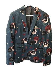 Men’s Label Lab Pansy Jacket/Blazer 38L Skinny Fit. RRP £150.00 VGC - Picture 1 of 5