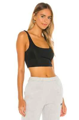 🔥FREE PEOPLE Intimately Be Cool Brami Long Crop Top Bra Bralette Black🔥 - Image 1 of 4