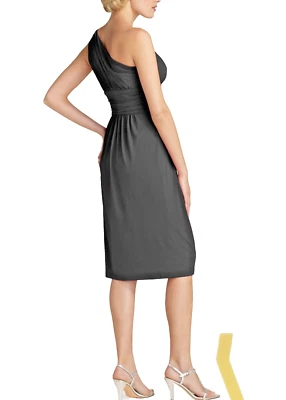 Nuevo Vestido Jersey Maggy London Un Hombro Negro Talla 2 Foto 1 de 4