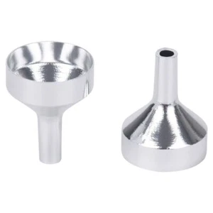 Small Mini Metal Funnels for Atomizers, Vials & Small Bottles Silver 18mm - Picture 1 of 14