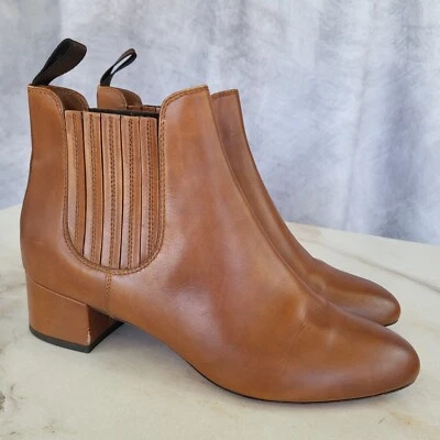 Botas Chelsea Colección Santoni Rosa Cuero Liso Tostado Foto 1 de 4